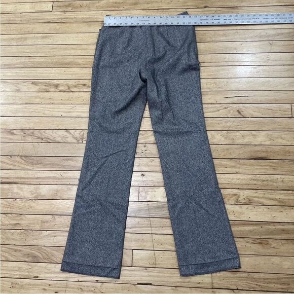 ANN TAYLOR Stretch Gray Wool Tweed Dress Pants Womens 6 Pro Office Career VTG 6 - Picture 10 of 16